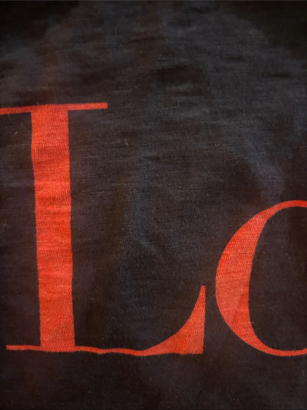 J. Crew Navy Tee with Red 